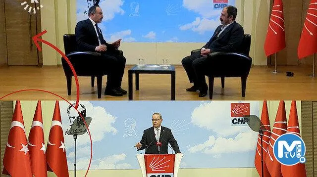 Kılıçdaroğlu’nun ‘Kuzey Kürdistan’ diyen başdanışmanı röportaj verirken Türk bayrağını kaldırttı