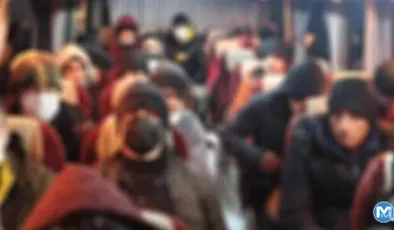 Kocaeli’de bir evde onlarca düzensiz göçmen yakalandı!