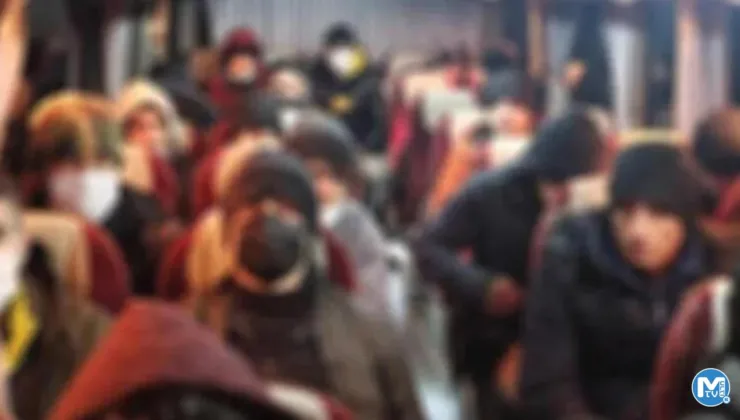 Kocaeli’de bir evde onlarca düzensiz göçmen yakalandı!