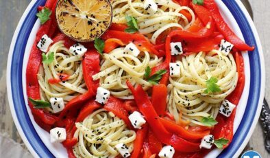 Köz Biberli Spagetti Salatası