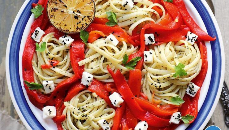 Köz Biberli Spagetti Salatası
