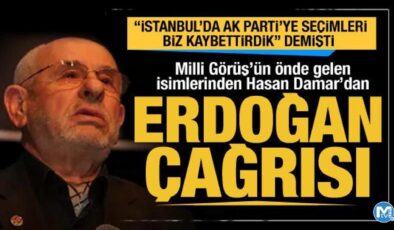 Milli Görüş’ün önde gelen isimlerinden Hasan Damar seçimlerde Erdoğan için destek istedi