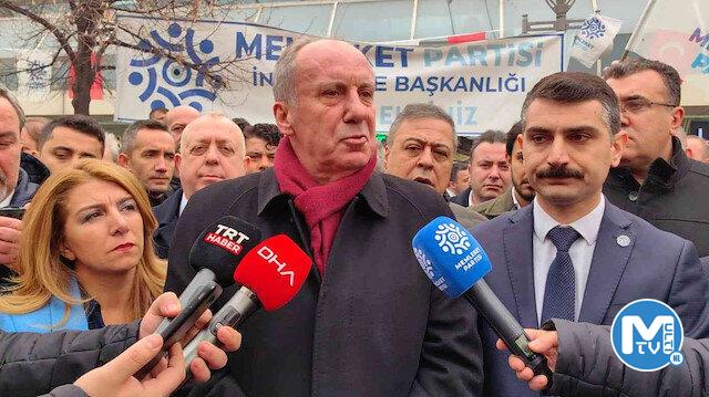 Muharrem İnce’den altılı masaya eleştiri: Sekretarya Cumhurbaşkanı istiyorlar