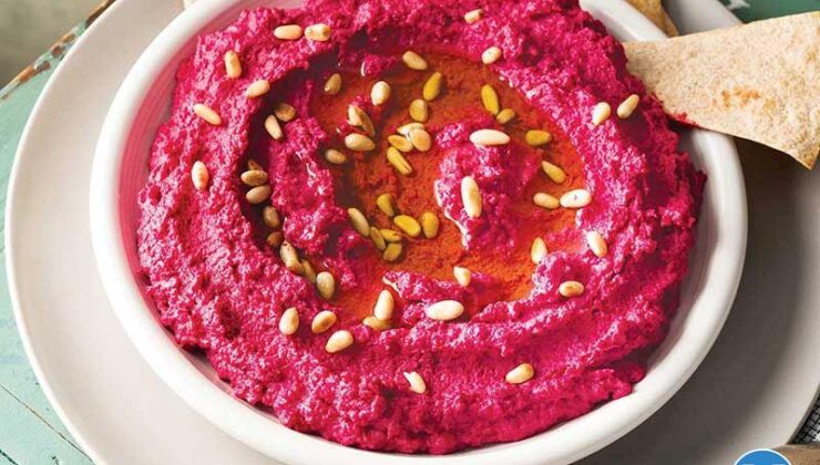 Pancarlı Ve Dolmalık Fıstıklı Humus