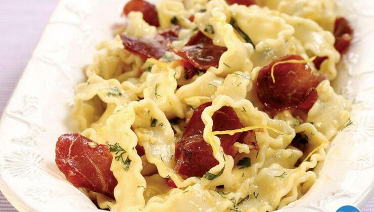 Pastırmalı Makarna