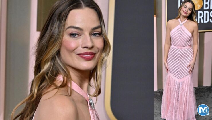 Pembe… Gönlümüz sende! Bu tercihiyle gecenin en parlak yıldızı oldu