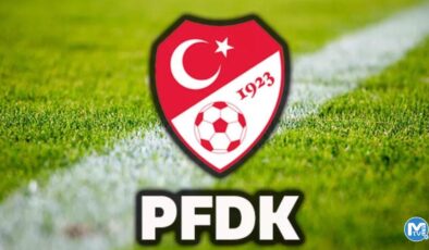 PFDK, 3 büyüklere ceza yağdırdı