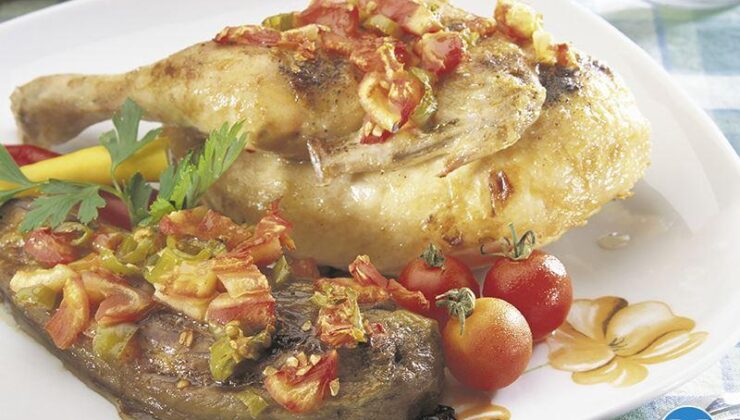 PİLİÇLİ PATLICAN