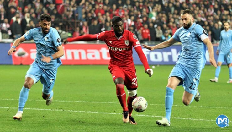 Samsunspor evinde kazanıp zirveye yükseldi