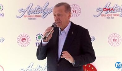Son dakika… Cumhurbaşkanı Erdoğan’dan Antalya’da seçim mesajı: 5 ayımız var, 5 ay durmak yok