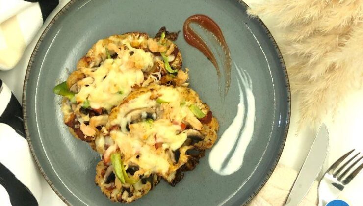 Tavuklu Karnabahar Pizza