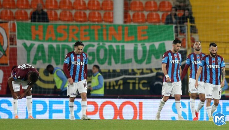 Trabzonspor’un deplasmanda yüzü gülmüyor