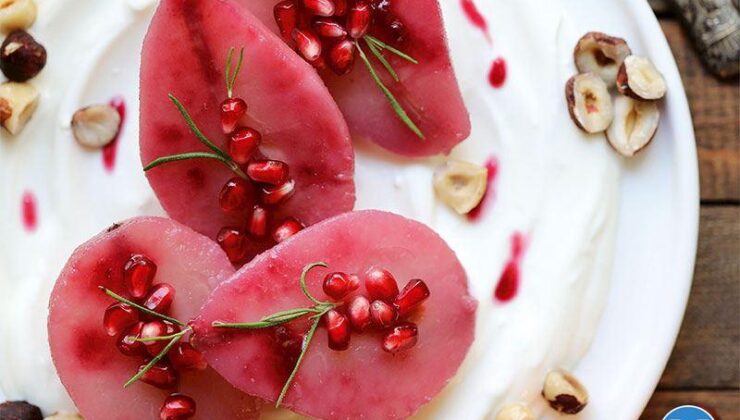 Üzüm Suyunda Poşe Armut