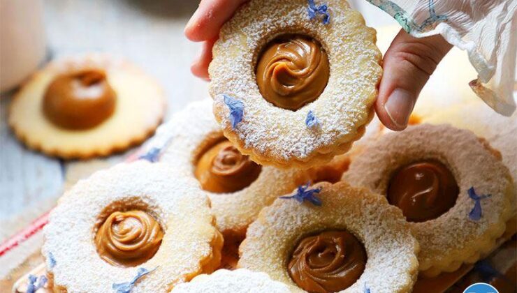 Vanilyalı Ve Karamelli Kurabiye