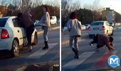 Yaya geçidinde yayaya çarptı: Hatalı sürücü arkasına bakmadan kaçtı