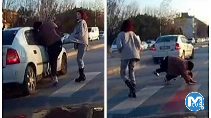 Yaya geçidinde yayaya çarptı: Hatalı sürücü arkasına bakmadan kaçtı