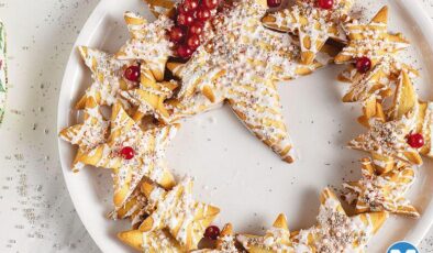 Yıldız Kurabiye Çelenk