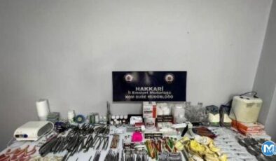 Yüksekova’da ruhsatsız diş kliniğine operasyon: 2 gözaltı