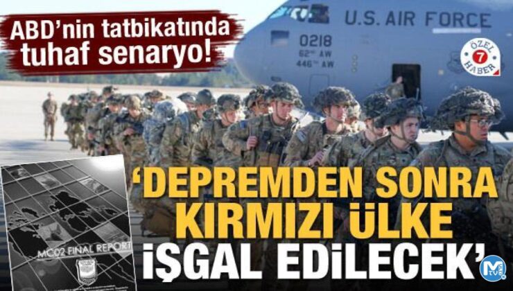 ABD’nin tatbikatında tuhaf senaryo: ‘Depremden sonra kırmızı ülke işgal edilecek!’