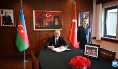 Aliyev: Türkiye bu acı imtihandan başı dik çıkacak