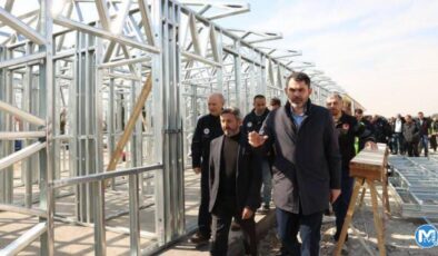 Bakan Kurum: 3 bin adet geçici barınma evleri yapılıyor
