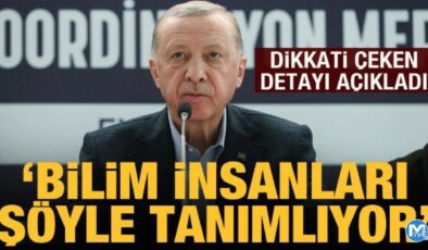 Cumhurbaşkanı Erdoğan: İstisnai bir tabiat hadisesi!