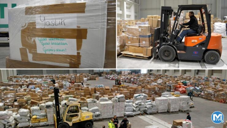 Depremzedeler için lojistik üs! Yardımların kalbi Kayseri