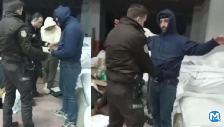 Depremzedelere toplanan yardımları çalmak isterken yakalandılar