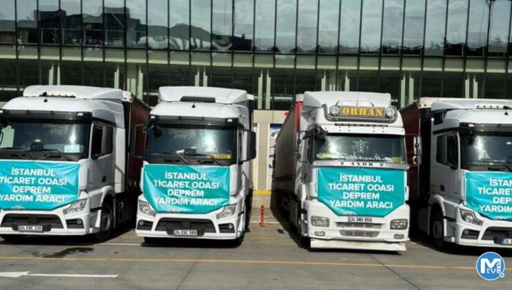 İTO’dan deprem bölgesine 25 tır malzeme