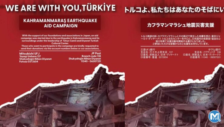 Japonya’daki Türk sivil toplum kuruluşlarından deprem bölgesine destek