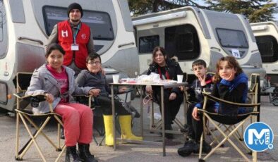 Karavanlar deprem bölgesi Malatya’da afetzedelere tahsis edildi