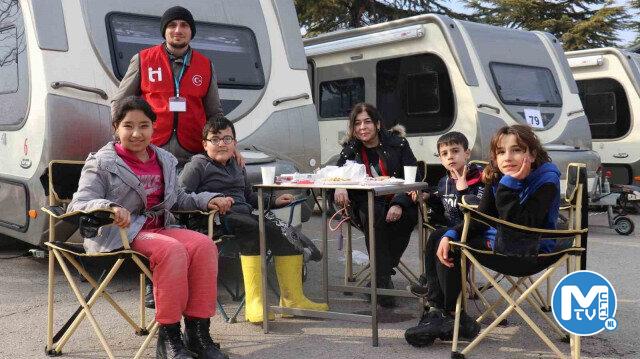 Karavanlar deprem bölgesi Malatya’da afetzedelere tahsis edildi