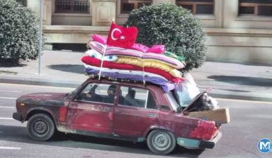 Kardeş ülke Azerbaycan’da duygulandıran kare