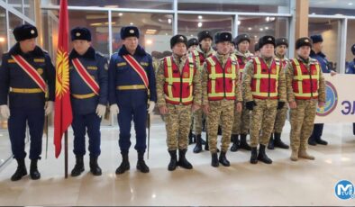 Kırgız arama-kurtarma ekibi ülkesine döndü