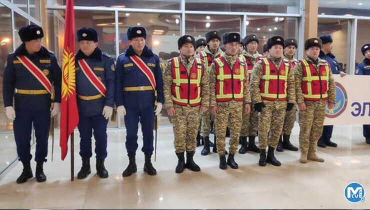 Kırgız arama-kurtarma ekibi ülkesine döndü