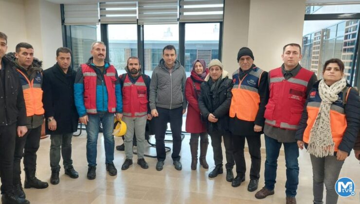 Öğretmenler deprem bölgesinde