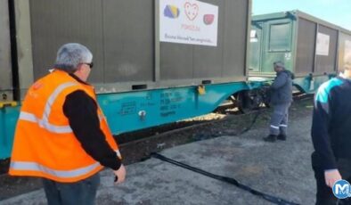 TCDD, deprem bölgesine 573 yaşam konteyneri gönderdi