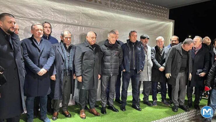 TFF ve Süper Lig kulüplerinin başkanlarından birlik mesajları