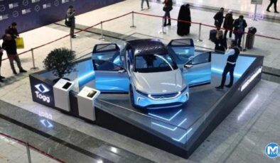 Togg, ”Konsept Akıllı Cihazı” Sabiha Gökçen’de vitrine çıkardı