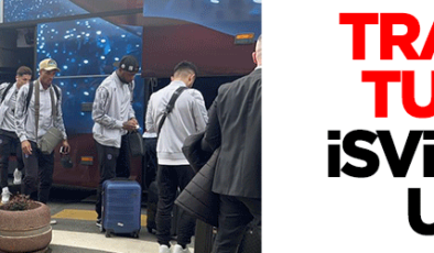 Trabzonspor, tur için İsviçre’ye uçtu