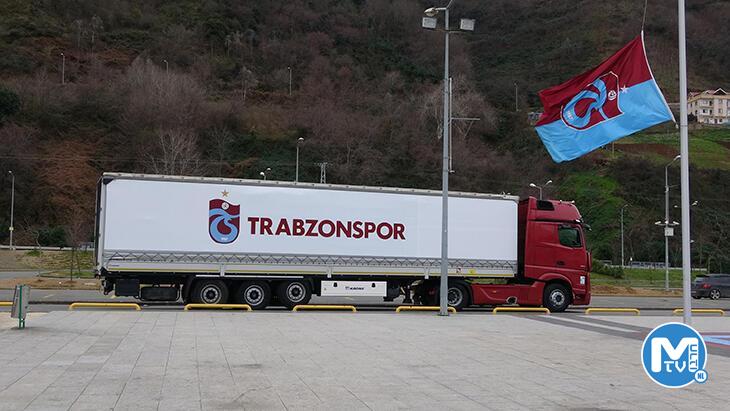 Trabzonspor’un yardım TIR’ları yola çıktı