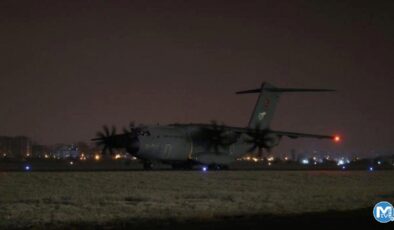 TSK’nın “hava yardım koridoru” 37 hava aracı ile gece boyunca çalıştı