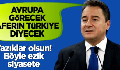 Yazıklar olsun böyle ezik siyasete