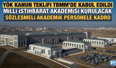 YÖK kanun teklifi TBMM’de kabul edildi! Sözleşmeli akademik personele kadro
