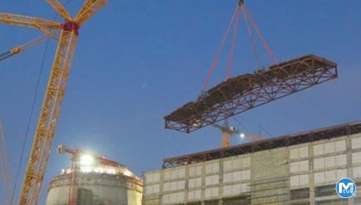 Akkuyu NGS’de çatı montajlandı
