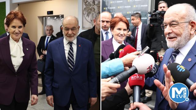 Akşener ile bir saat görüşen Karamollaoğlu: Sadece sohbet ettik