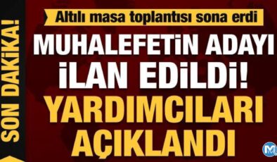 Akşener’in geri döndüğü altılı masa adayını ilan etti