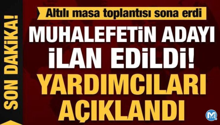 Akşener’in geri döndüğü altılı masa adayını ilan etti