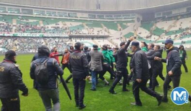 Bursa’daki olaylı Amedspor maçı sonrası gözaltına alınan 9 kişi serbest