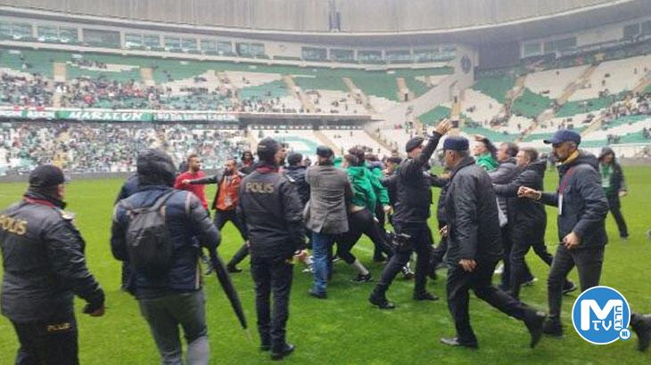Bursa’daki olaylı Amedspor maçı sonrası gözaltına alınan 9 kişi serbest